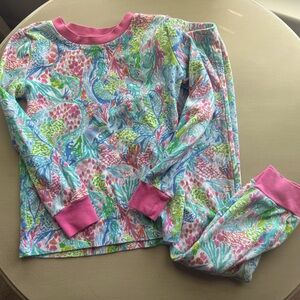 Lily Pulitzer for PB Kids PJs size 6 GUC